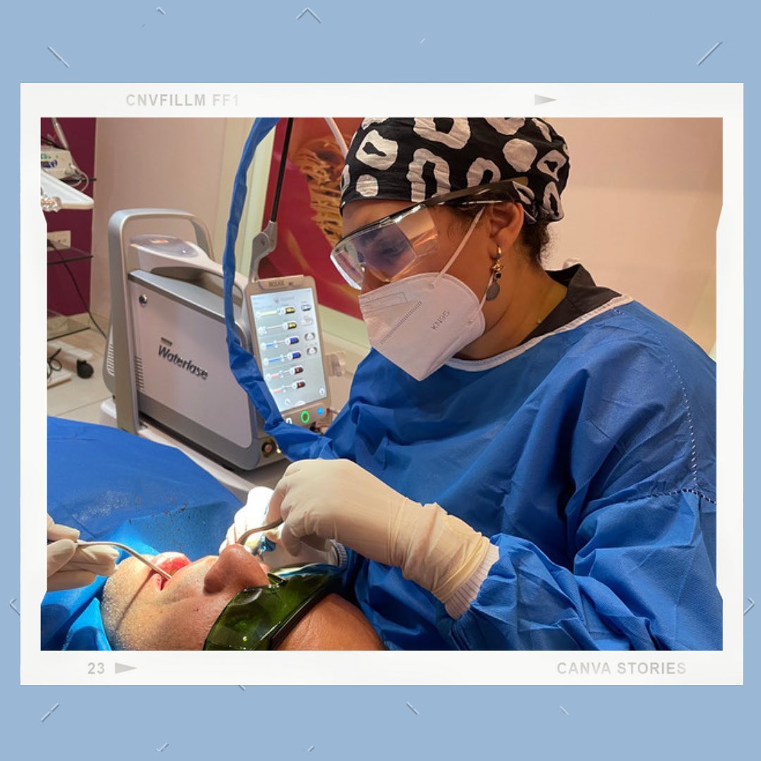 تصویر جراحی لثه با لیزر در کلینیک دندانپزشکی دکتر ستاره هاشمی، دندانپزشکی طرف قرارداد با بیمه ملت در تهران