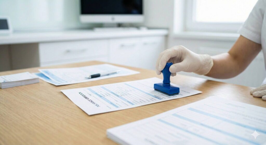 بررسی مدارک درمان توسط پزشک معتمد بیمه کوثر 