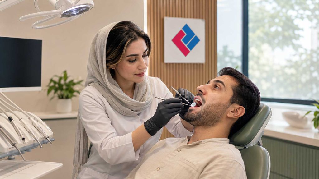 دندانپزشکی طرف قرارداد بیمه ملت در تهران